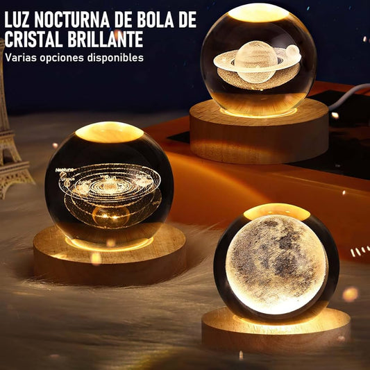 Esfera de Cristal LED 3D